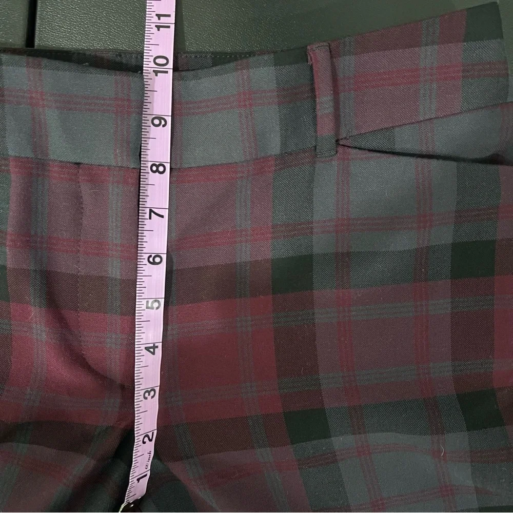 LOFT Modern Skinny Ankle Plaid Pants Size 8P - Picture 8 of 9